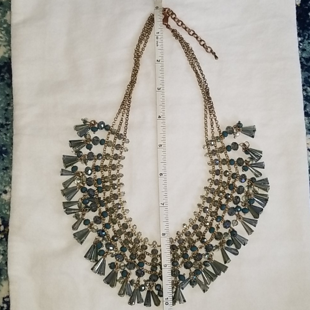 Beaded Statement Necklace - Picture 10 of 17